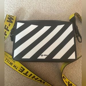 Off-White diagonal crossbody/ belt bag